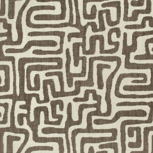 D4106 Abstract & Geometric,Global Cocoa Brown Charlotte Fabrics