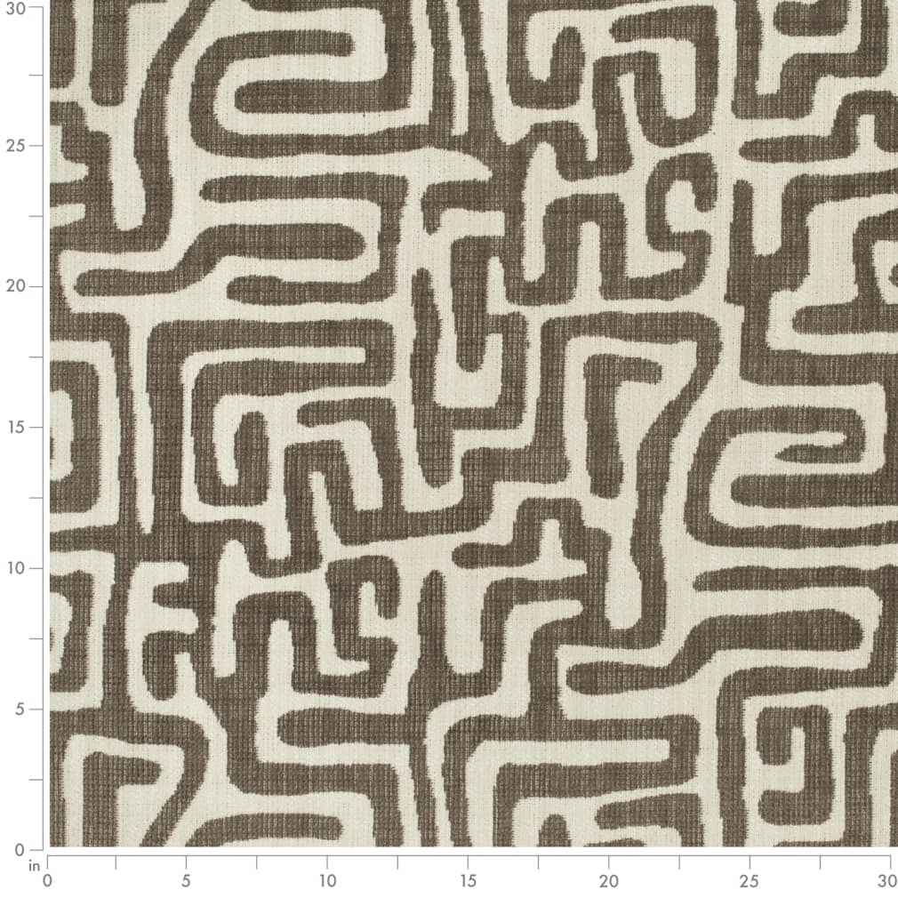 D4106 Abstract & Geometric,Global Cocoa Brown Charlotte Fabrics