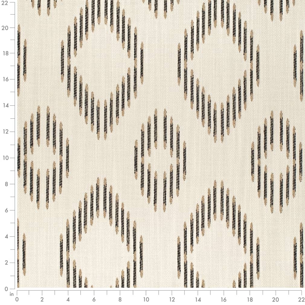 D4107 Abstract & Geometric,Global Charcoal Black,Brown Charlotte Fabrics