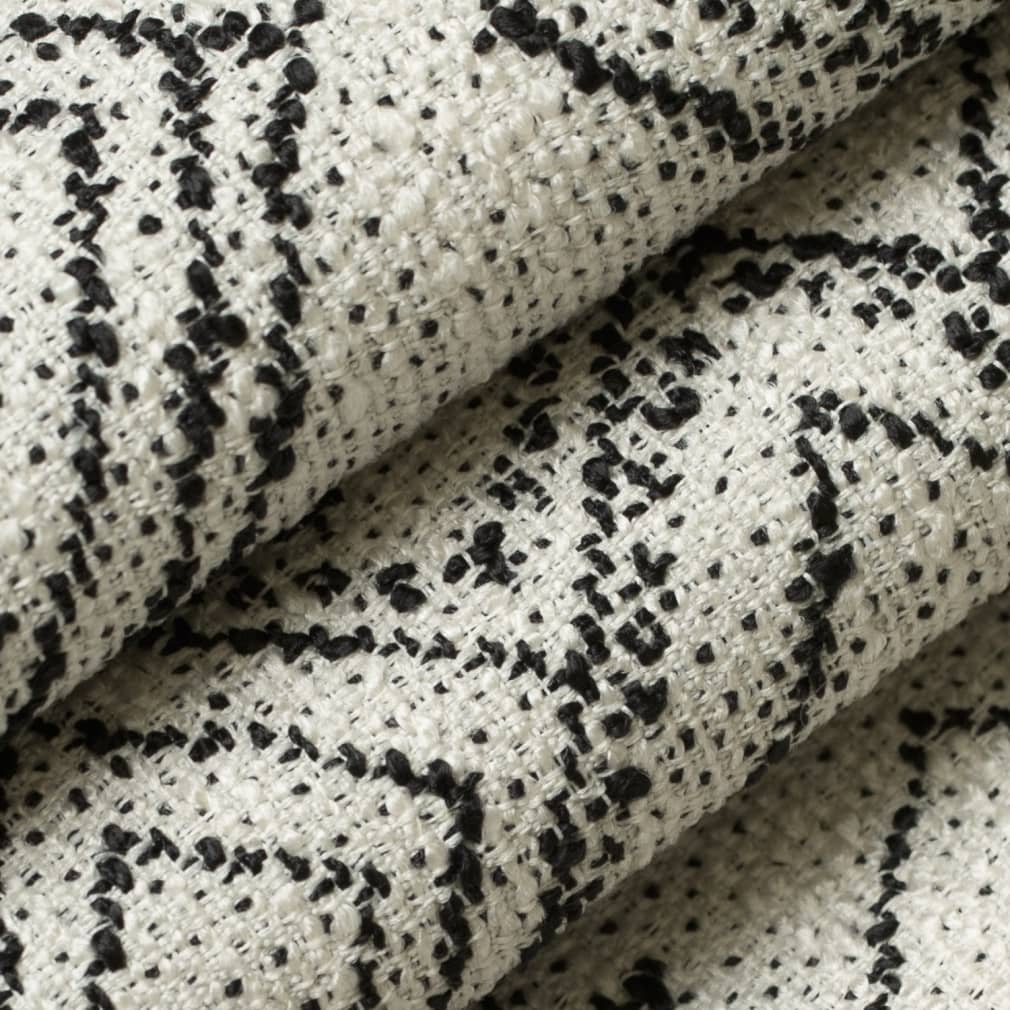 D4112 Abstract & Geometric,Global Pepper Black Charlotte Fabrics