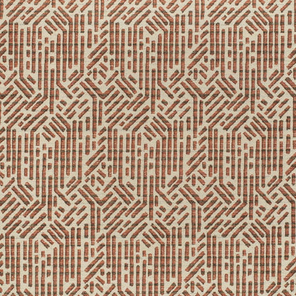 D4114 Abstract & Geometric,Global Terracotta Orange & Rust,Red & Burgundy Charlotte Fabrics