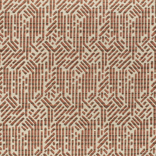 D4114 Abstract & Geometric,Global Terracotta Orange & Rust,Red & Burgundy Charlotte Fabrics