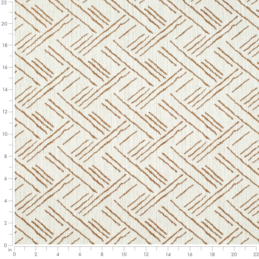 D4115 Abstract & Geometric,Global Toffee Brown Charlotte Fabrics