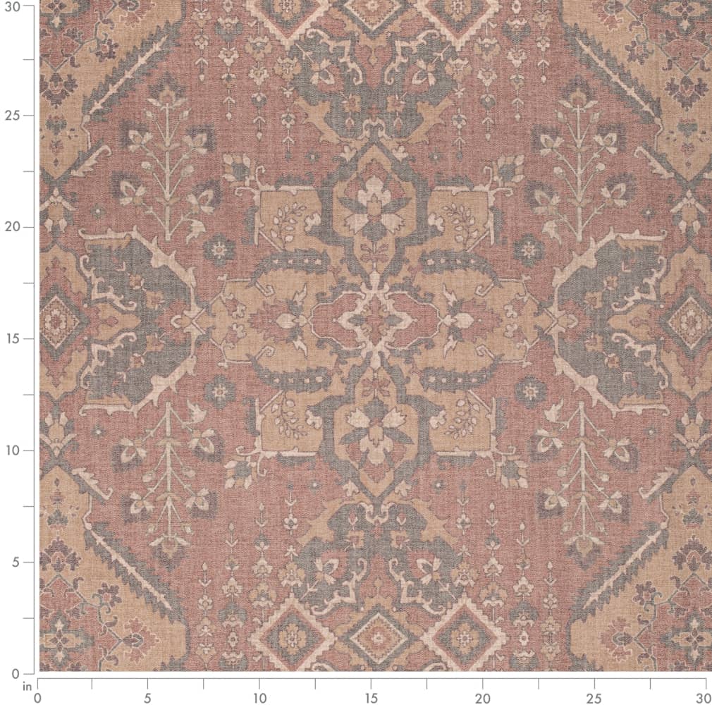 D4116 Damask,Global Spice Red & Burgundy Charlotte Fabrics