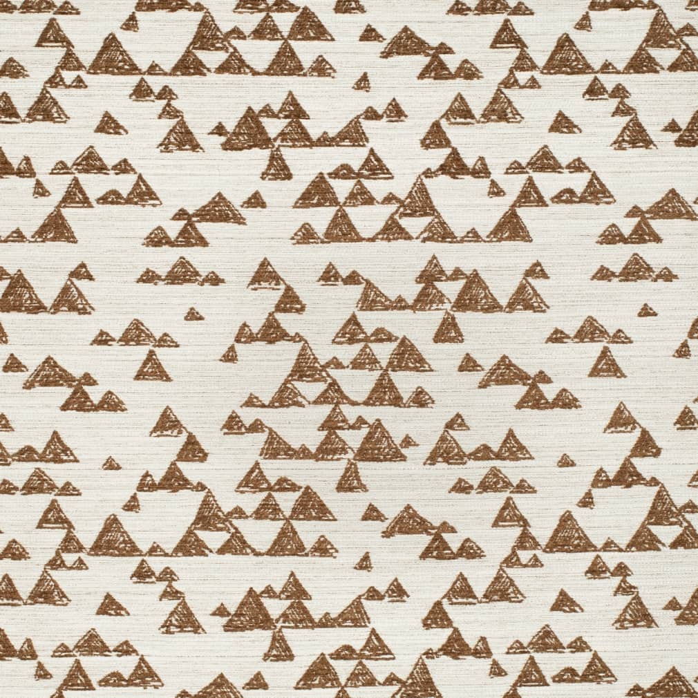 D4117 Abstract & Geometric,Global Sahara Brown Charlotte Fabrics