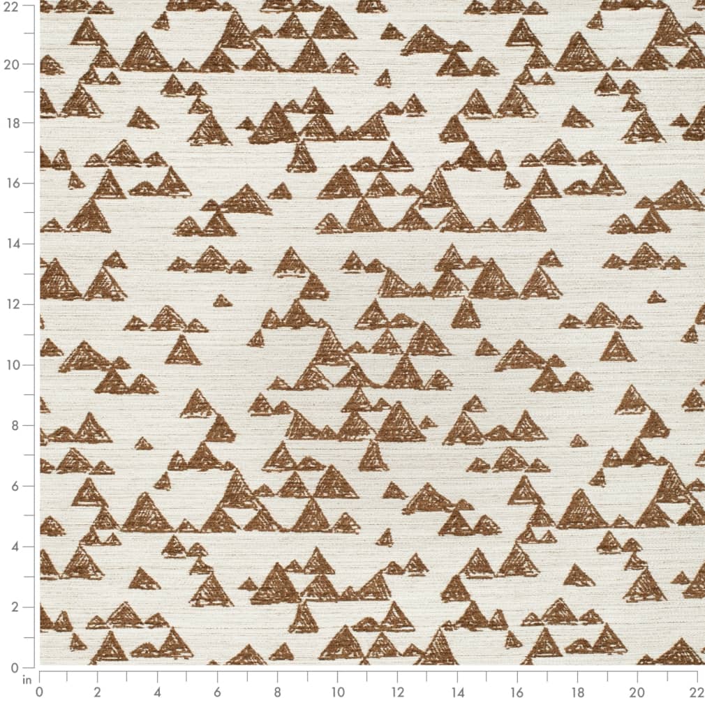 D4117 Abstract & Geometric,Global Sahara Brown Charlotte Fabrics