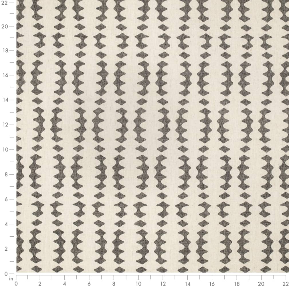 D4119 Abstract & Geometric,Global Coal Black Charlotte Fabrics