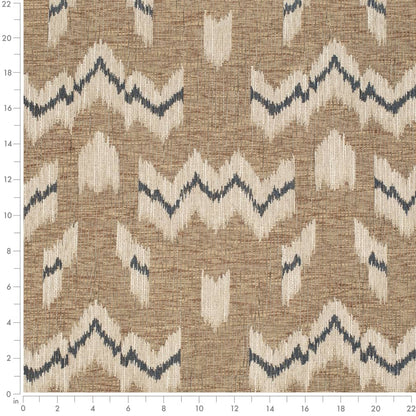 D4120 Abstract & Geometric,Global Earth Brown Charlotte Fabrics