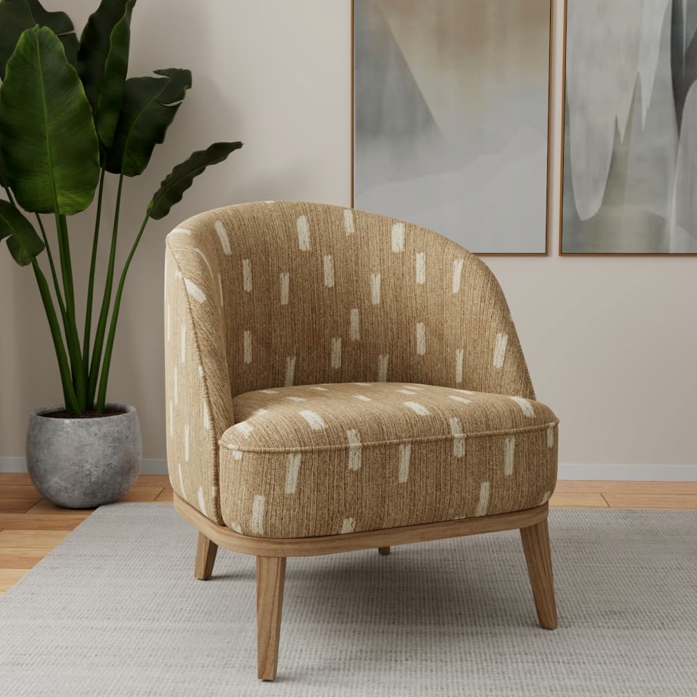 D4128 Abstract & Geometric,Global Tan Beige & Taupe,Brown Charlotte Fabrics