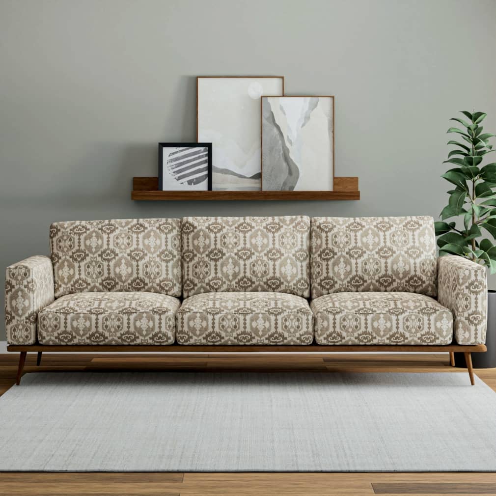 D4132 Abstract & Geometric,Global Clay Brown Charlotte Fabrics
