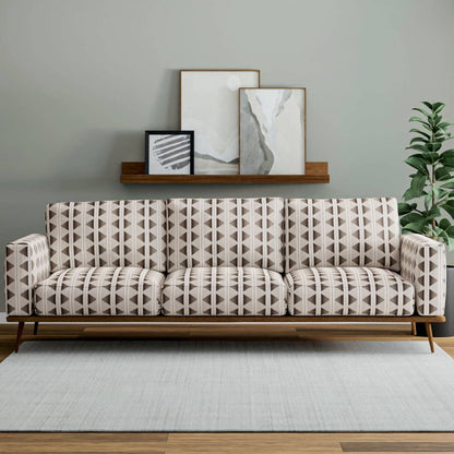 D4133 Abstract & Geometric,Global Flannel Brown,Grey & Silver Charlotte Fabrics