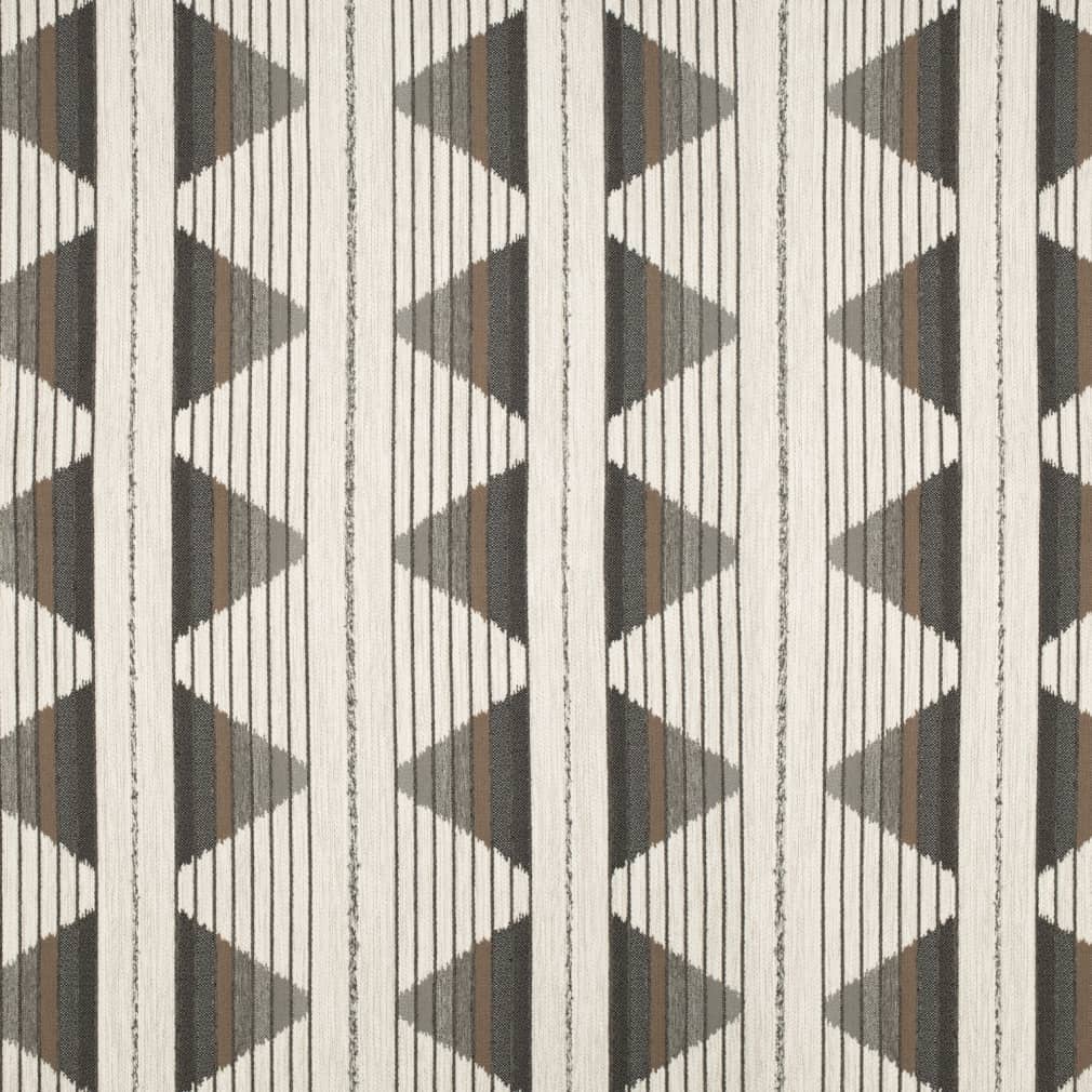 D4133 Abstract & Geometric,Global Flannel Brown,Grey & Silver Charlotte Fabrics