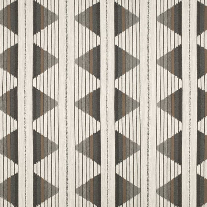 D4133 Abstract & Geometric,Global Flannel Brown,Grey & Silver Charlotte Fabrics