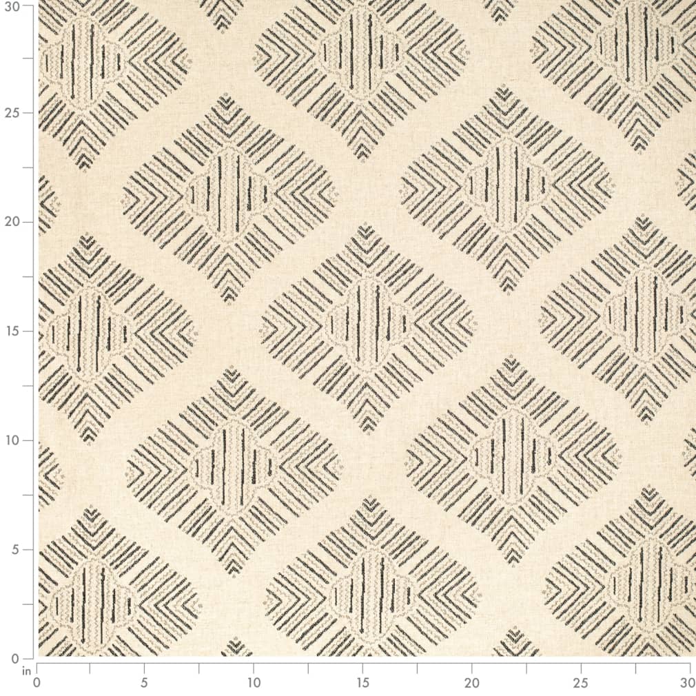 D4136 Abstract & Geometric,Global Onyx Black,Grey & Silver Charlotte Fabrics