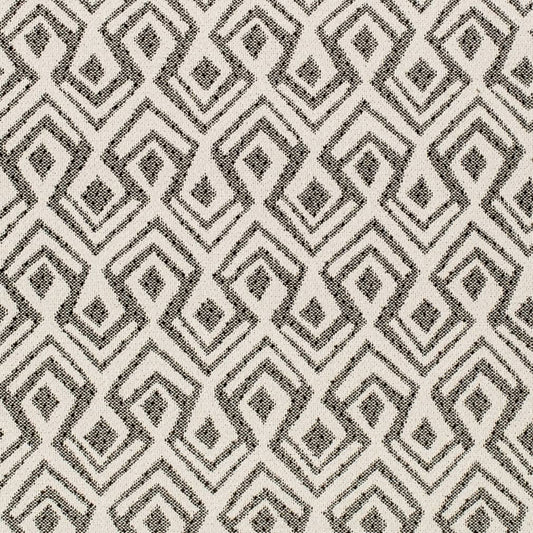D4141 Abstract & Geometric,Global Ebony Black Charlotte Fabrics