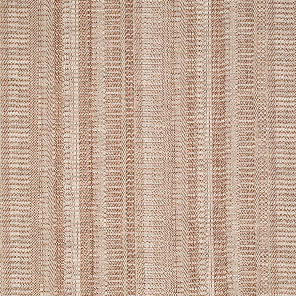 D4145 Global,Stripe Chili Orange & Rust Charlotte Fabrics