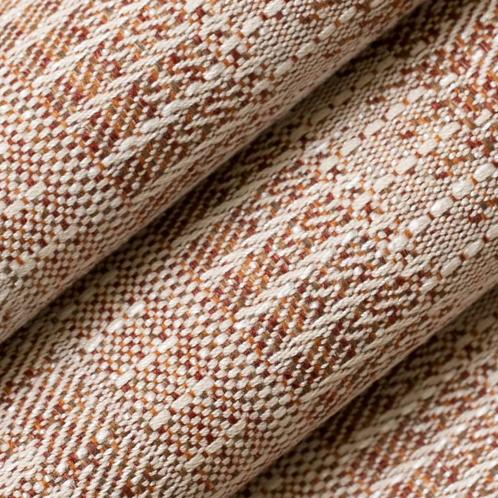 D4145 Global,Stripe Chili Orange & Rust Charlotte Fabrics