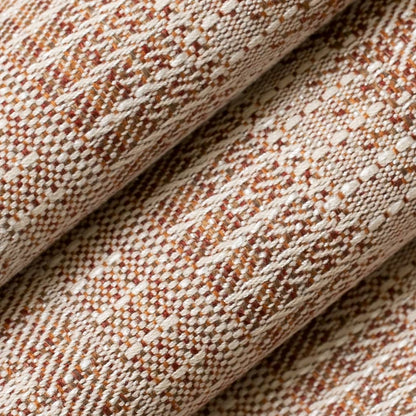 D4145 Global,Stripe Chili Orange & Rust Charlotte Fabrics