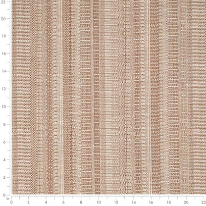 D4145 Global,Stripe Chili Orange & Rust Charlotte Fabrics