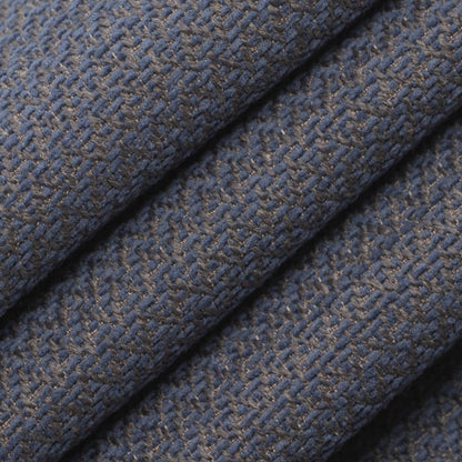 D4191 Herringbone & Chevron,Plain & Solid,Small Scale Harbor Blue Charlotte Fabrics