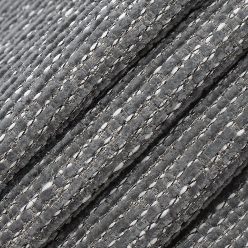 D4296 Plain & Solid Steel Grey & Silver Charlotte Fabrics