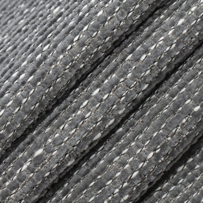 D4296 Plain & Solid Steel Grey & Silver Charlotte Fabrics