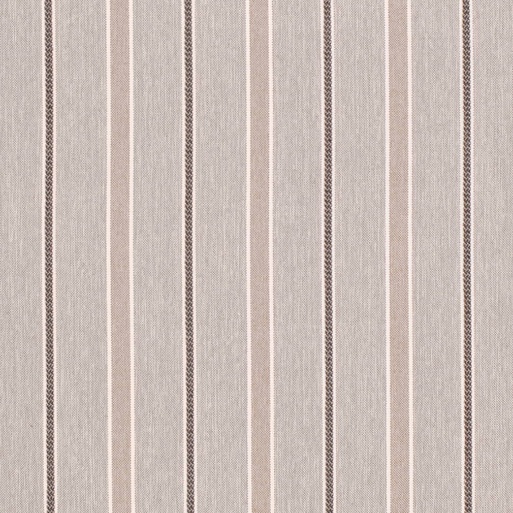 D4308 Stripe Pebble Grey & Silver Charlotte Fabrics