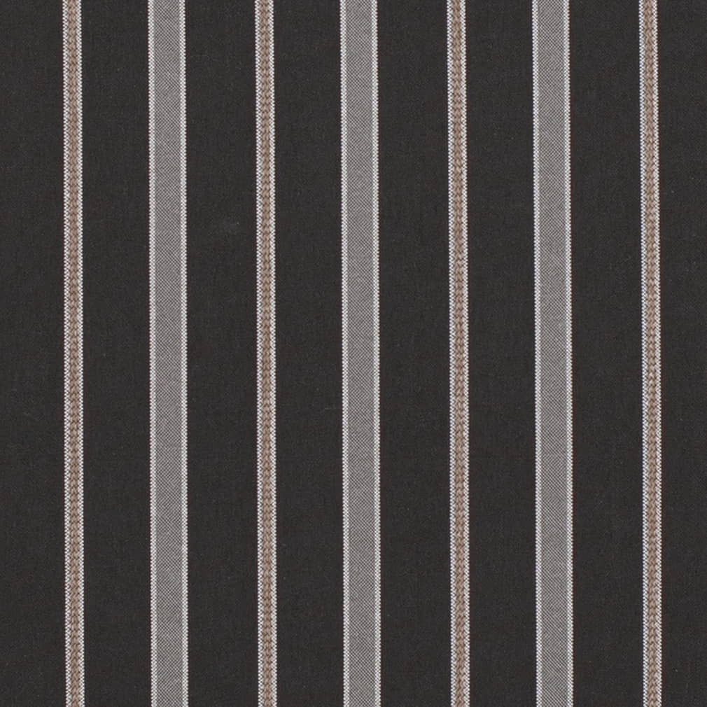 D4310 Stripe Black Charlotte Fabrics Woven Patterns