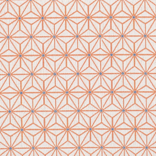 D4312 Abstract & Geometric Orange Orange & Rust Charlotte Fabrics