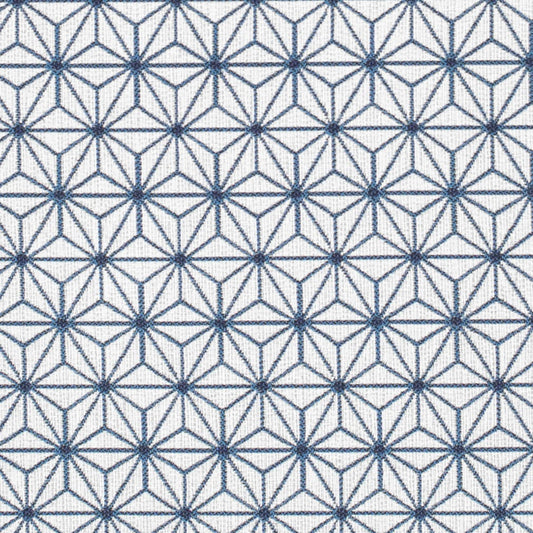 D4313 Abstract & Geometric Blue Charlotte Fabrics Woven Patterns