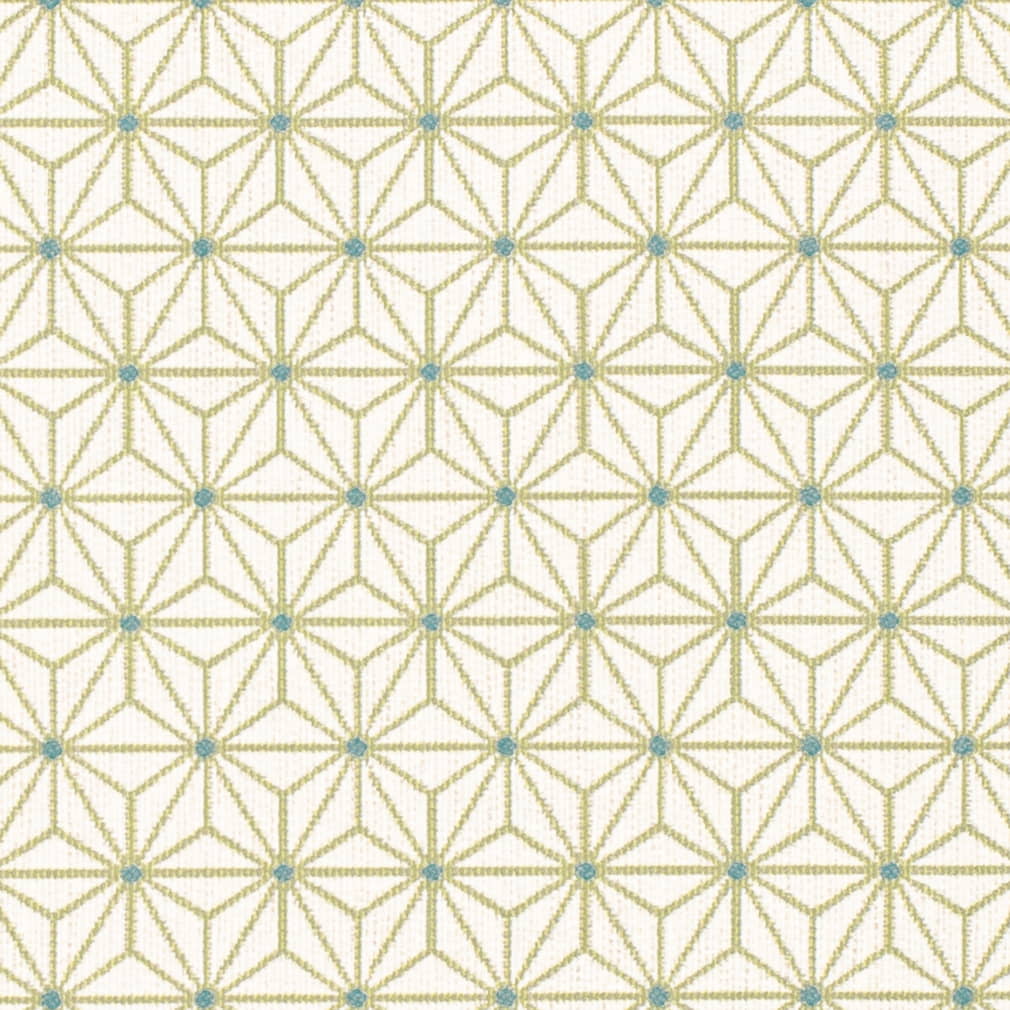 D4315 Abstract & Geometric Spring Green Charlotte Fabrics