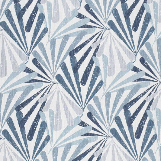 D4318 Abstract & Geometric Blue Charlotte Fabrics Woven Patterns