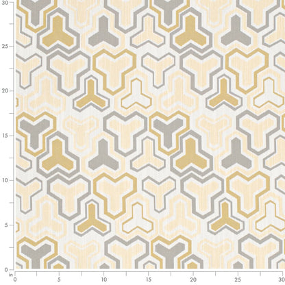 D4320 Abstract & Geometric Buttercup Gold & Yellow Charlotte Fabrics