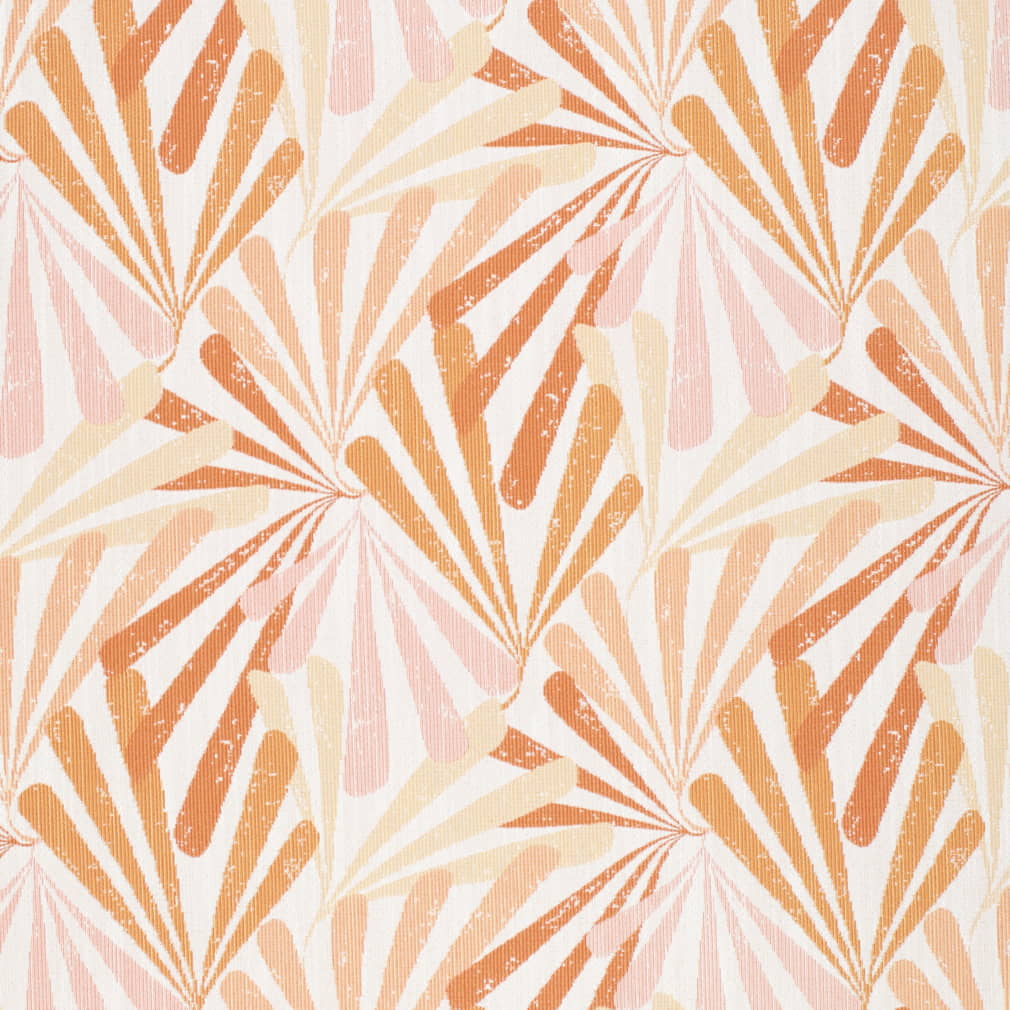 D4322 Abstract & Geometric Coral & Peach,Orange & Rust Charlotte Fabrics Woven Patterns