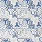 D4325 Abstract & Geometric Blue Charlotte Fabrics Woven Patterns