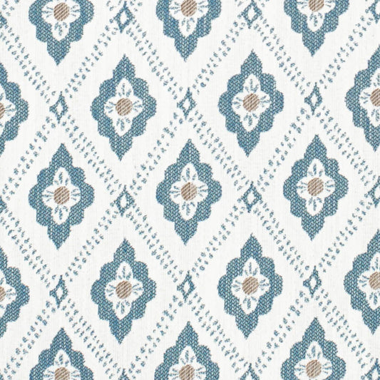 D4327 Abstract & Geometric,Diamonds Aegean Aqua & Teal Charlotte Fabrics