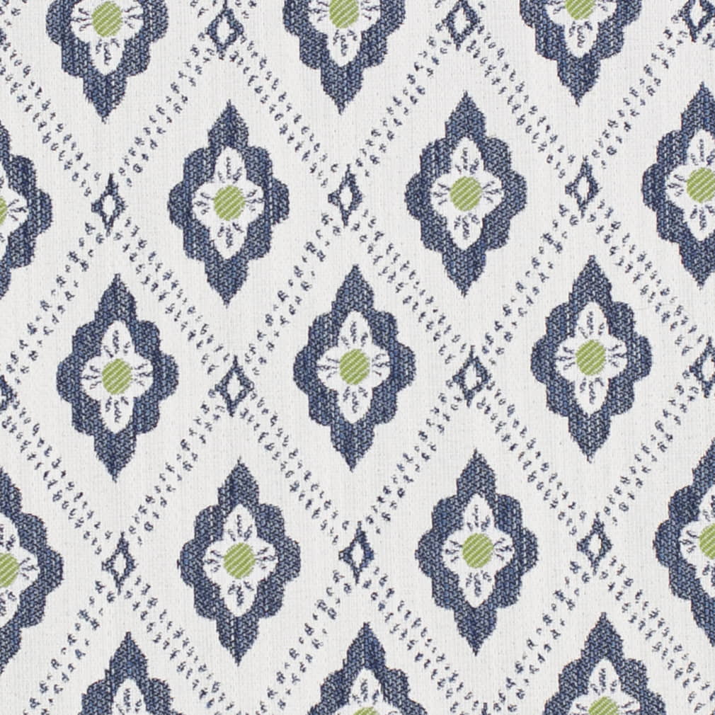 D4330 Abstract & Geometric,Diamonds Sapphire Blue Charlotte Fabrics