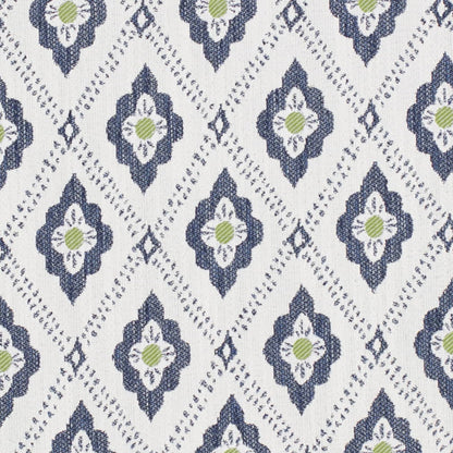 D4330 Abstract & Geometric,Diamonds Sapphire Blue Charlotte Fabrics