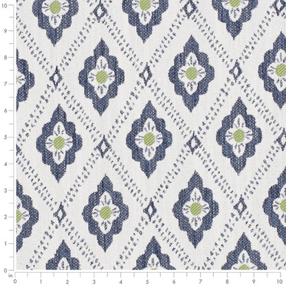 D4330 Abstract & Geometric,Diamonds Sapphire Blue Charlotte Fabrics