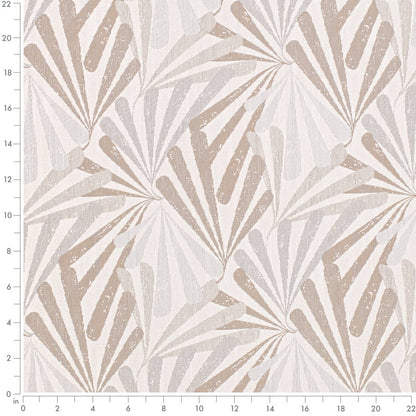 D4338 Abstract & Geometric Beige Beige & Taupe,Grey & Silver Charlotte Fabrics