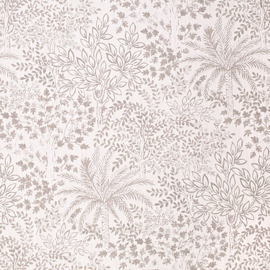 D4341 Leaves,Tropical & Botanical Dove Beige & Taupe Charlotte Fabrics