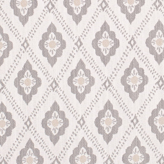 D4342 Abstract & Geometric,Diamonds Fog Grey & Silver Charlotte Fabrics