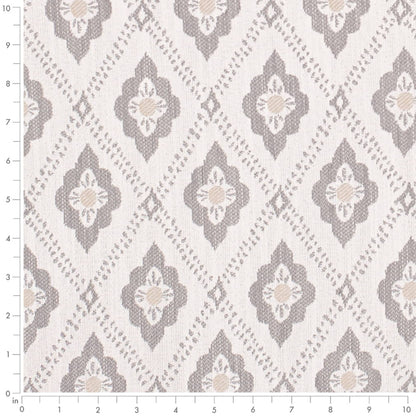 D4342 Abstract & Geometric,Diamonds Fog Grey & Silver Charlotte Fabrics