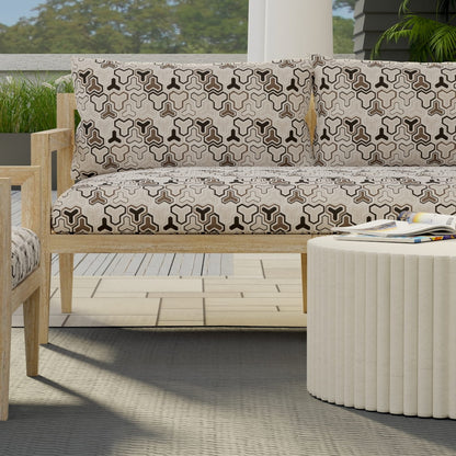 D4343 Abstract & Geometric Raven Black,Brown Charlotte Fabrics