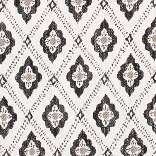 D4345 Abstract & Geometric,Diamonds Shadow Black Charlotte Fabrics