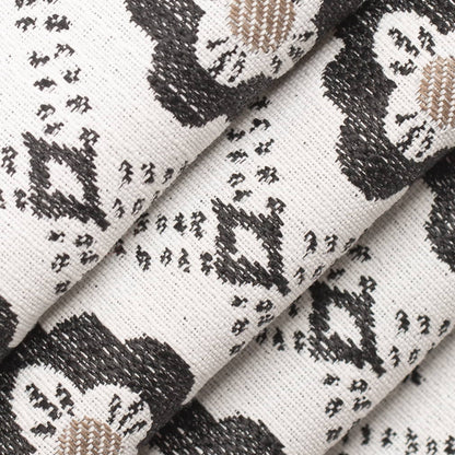 D4345 Abstract & Geometric,Diamonds Shadow Black Charlotte Fabrics