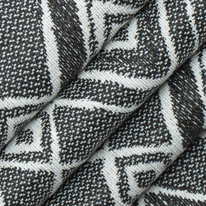 D4346 Abstract & Geometric,Diamonds Onyx Black Charlotte Fabrics
