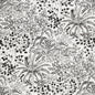 D4347 Leaves,Tropical & Botanical Midnight Black Charlotte Fabrics