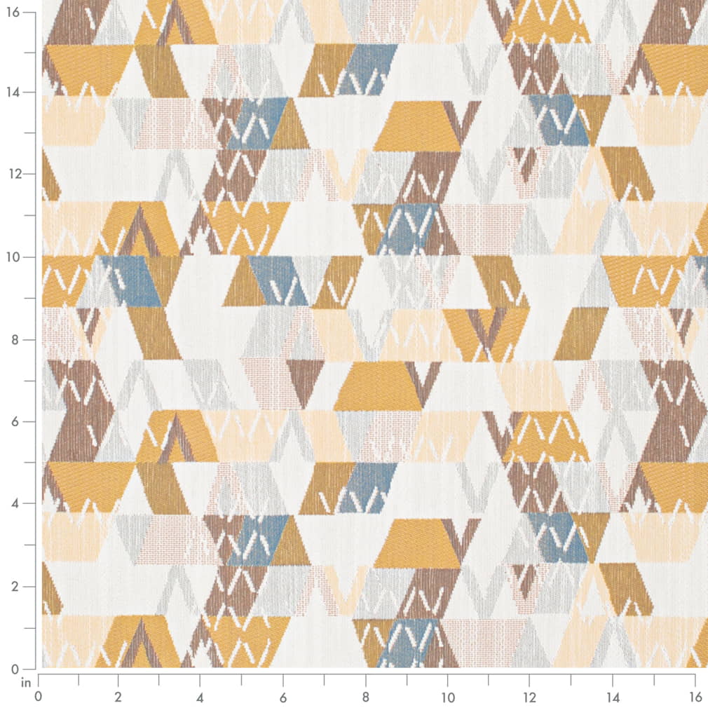 D4348 Abstract & Geometric Goldenrod Gold & Yellow Charlotte Fabrics