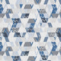 D4349 Abstract & Geometric Blue Charlotte Fabrics Woven Patterns